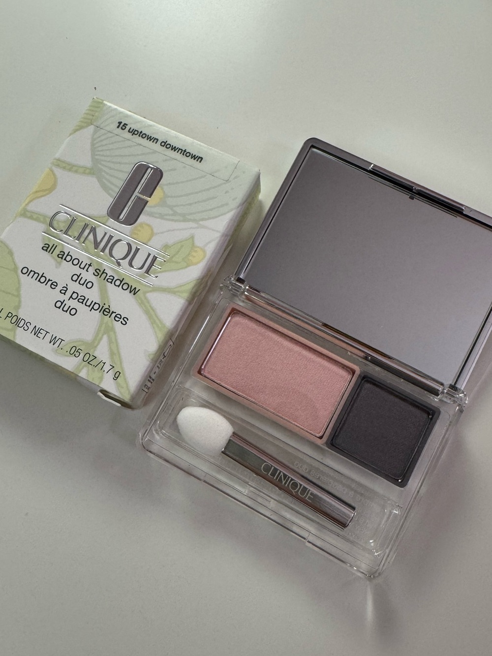NEW Clinique All About Shadow Duo - 15 Uptown Downtown
